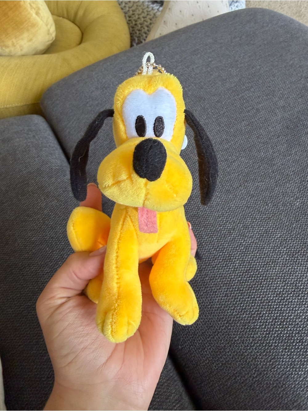 Tokyo Disney Pluto Badge/Keychain